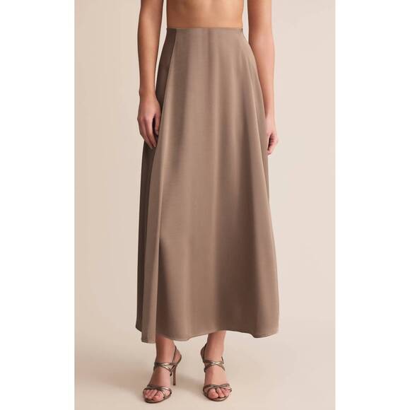 Z SUPPLY Dresses & Skirts - NEW Z SUPPLY northpointe satin midi skirt in moonlight
